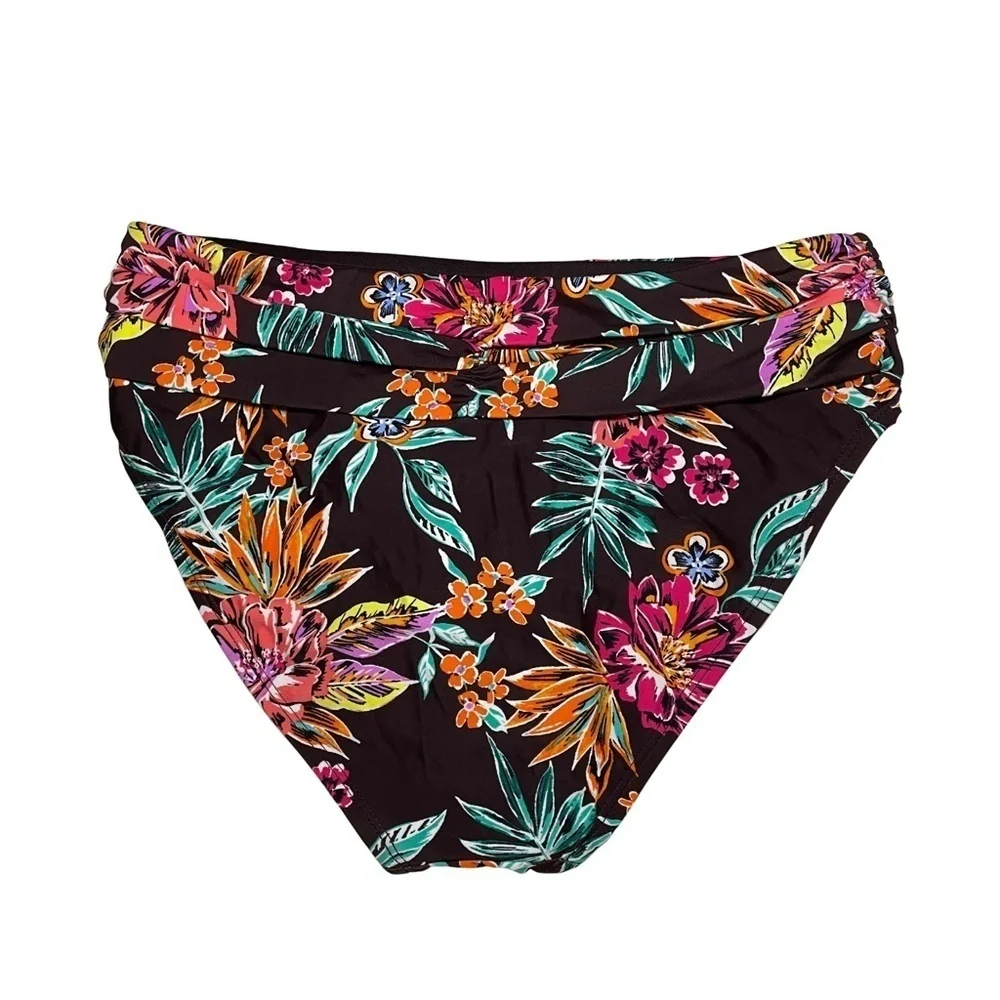 Into the Bleu by Amrex Floral Convertible Tankini Sz. 8